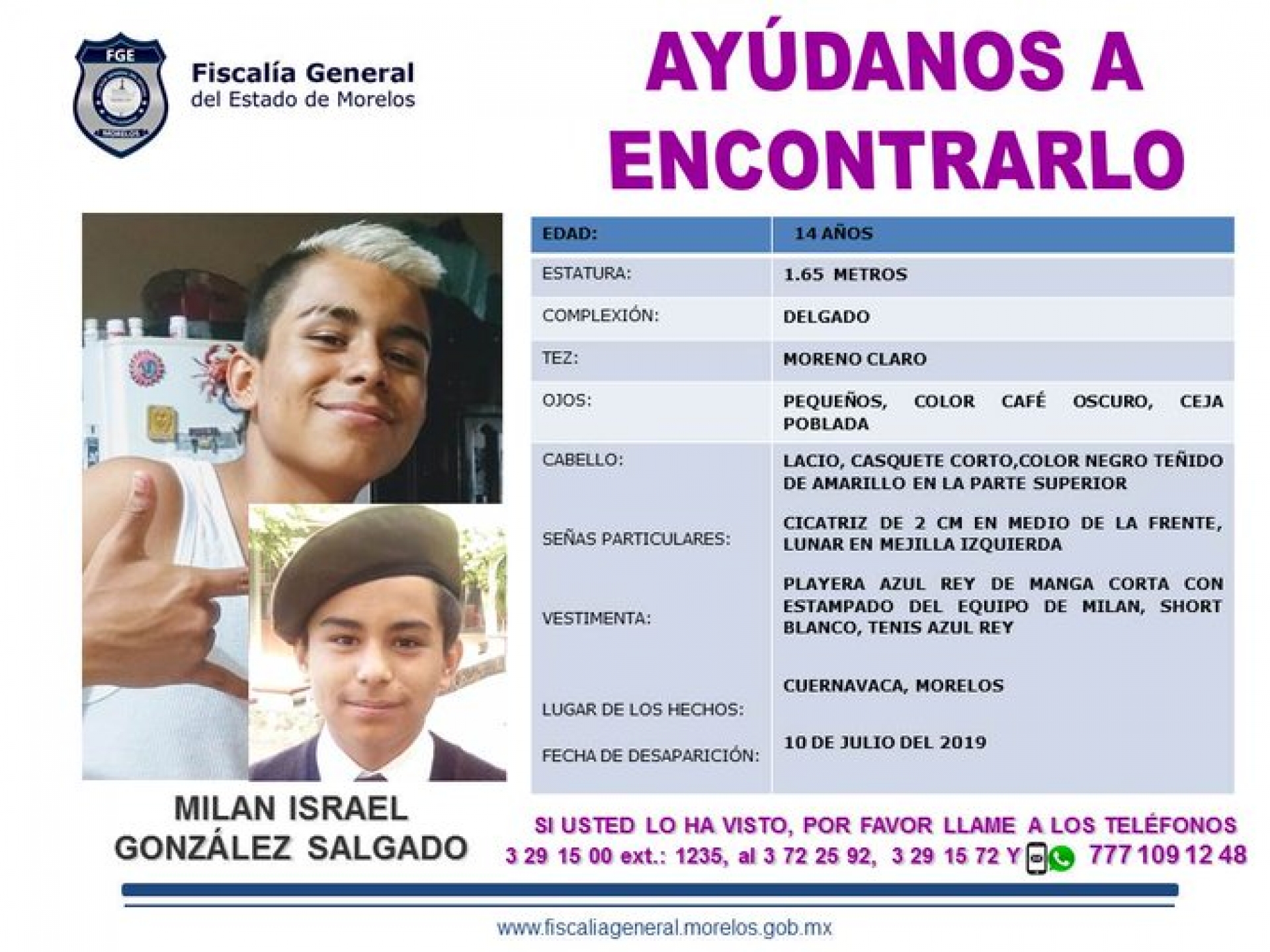 Buscan a vecino de la Barona que está desaparecido
