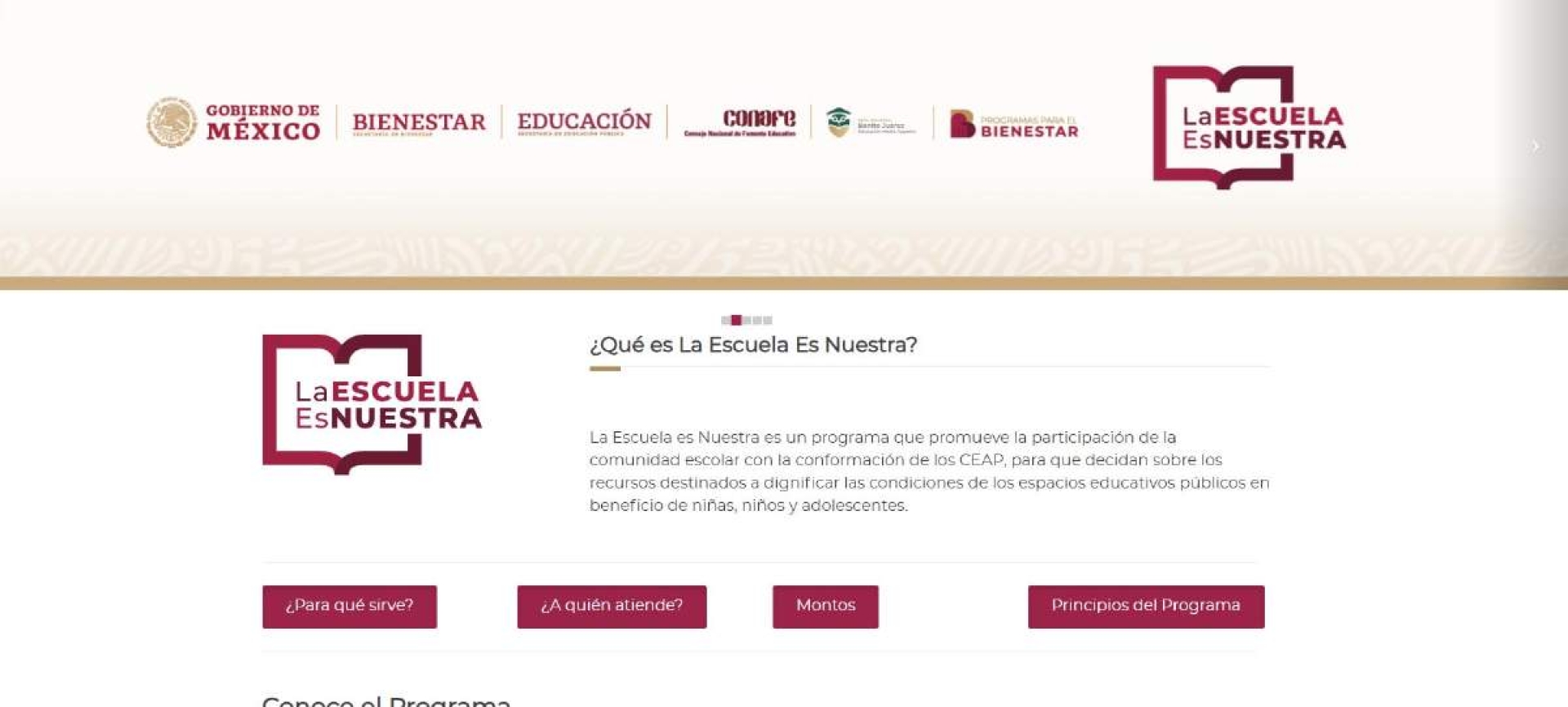 Ampliarán en 2024 programa 'La escuela es nuestra'