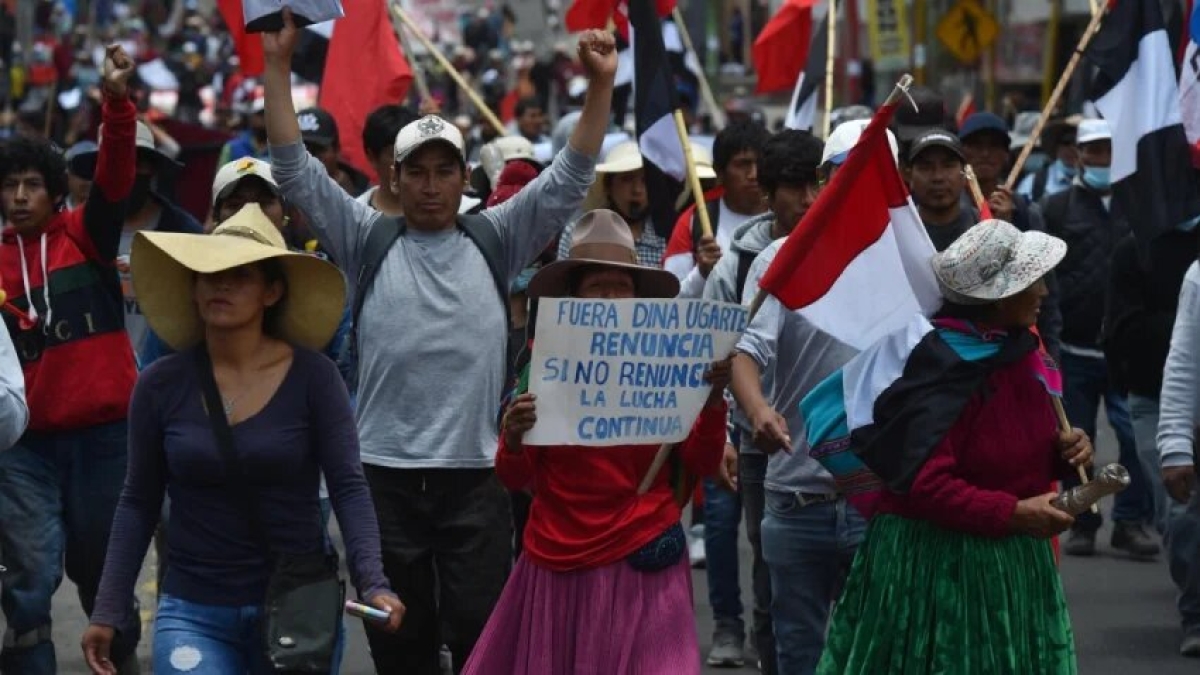 Perú: Con 'gran marcha nacional' exigen renuncia de Dina Boluarte