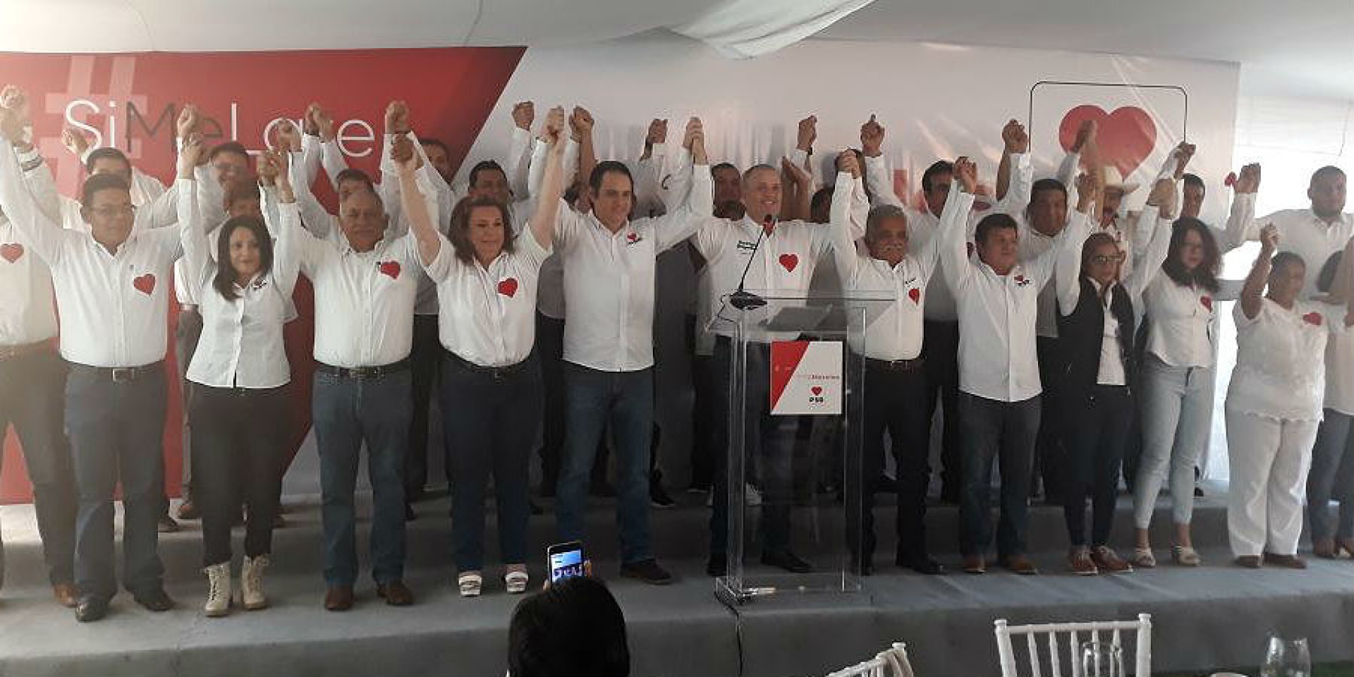 Anuncian adhesión de militantes para apoyar campaña de la coalición 'Juntos Por Morelos'