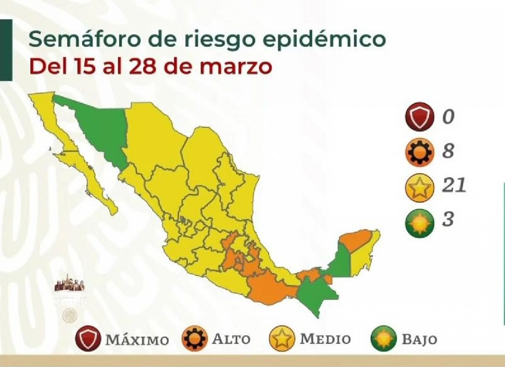 Dos semanas más en semáforo naranja