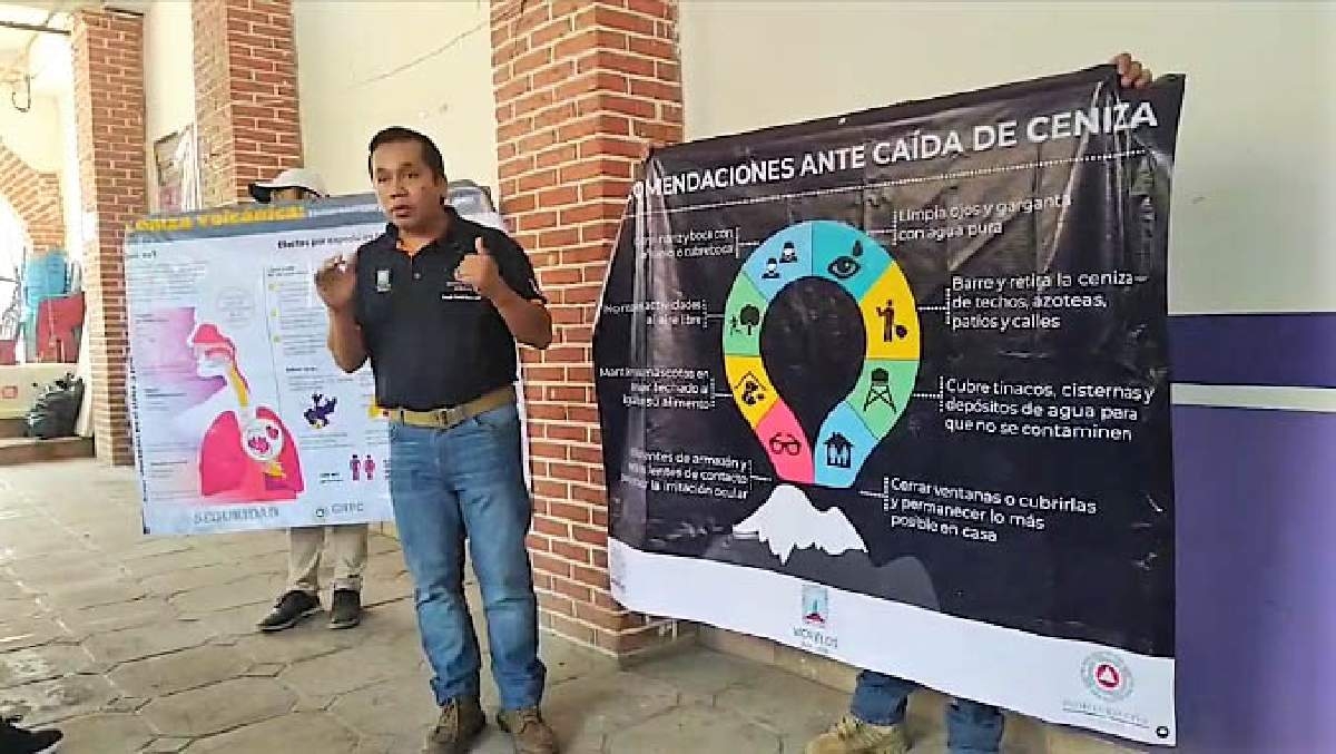 Actualizan información de medidas preventivas ante actividad del Popocatépetl