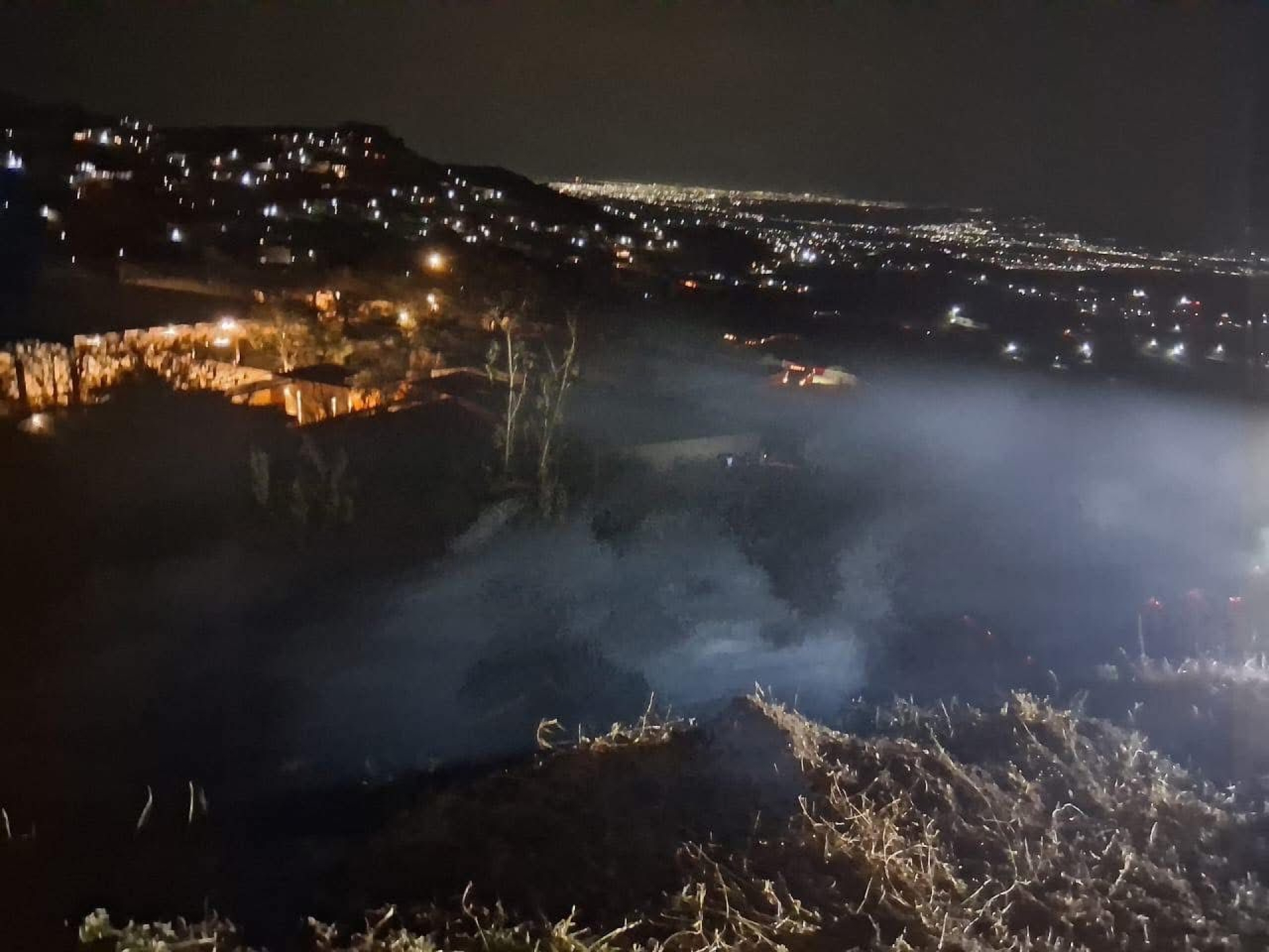 Controlado el incendio registrado en Huilotepec, municipio de Tepoztlán