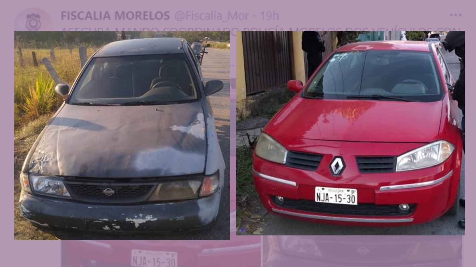 Encuentran dos autos robados