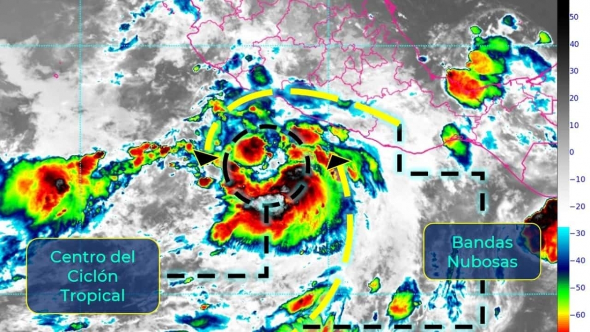 Se forma la tormenta tropical "Enrique" en el Océano Pacífico