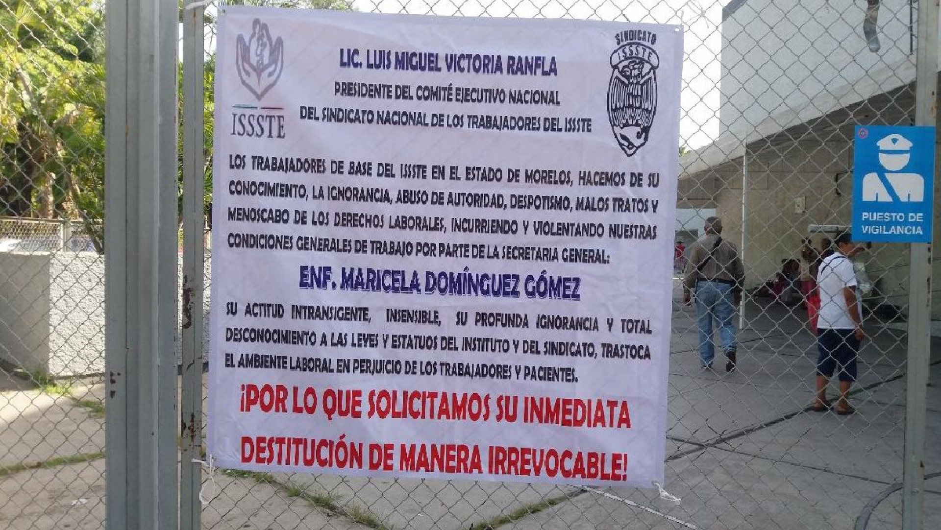 Se rebelan trabajadores del ISSSTE contra su dirigente sindical