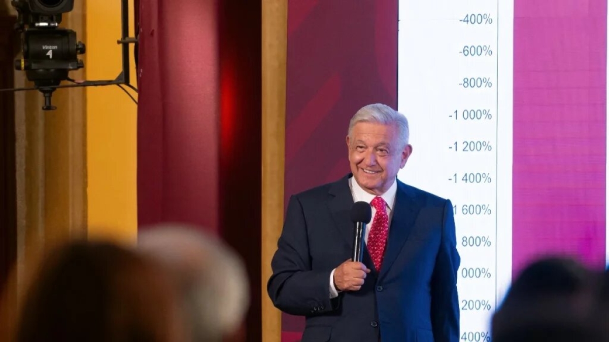 AMLO celebra que la inflación se mantenga a la baja