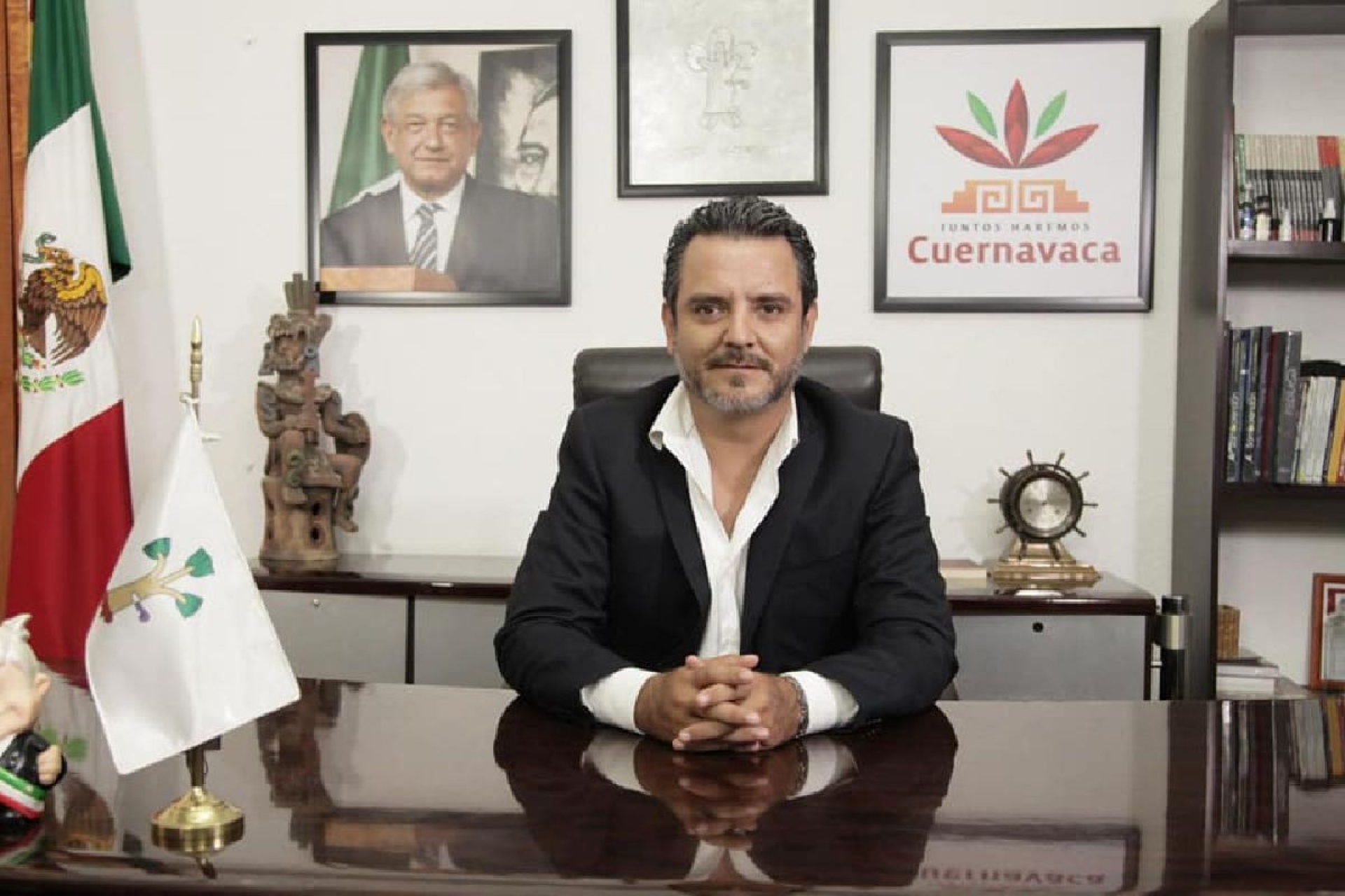 Anuncia Antonio Villalobos el reinicio de actividades comerciales en Cuernavaca