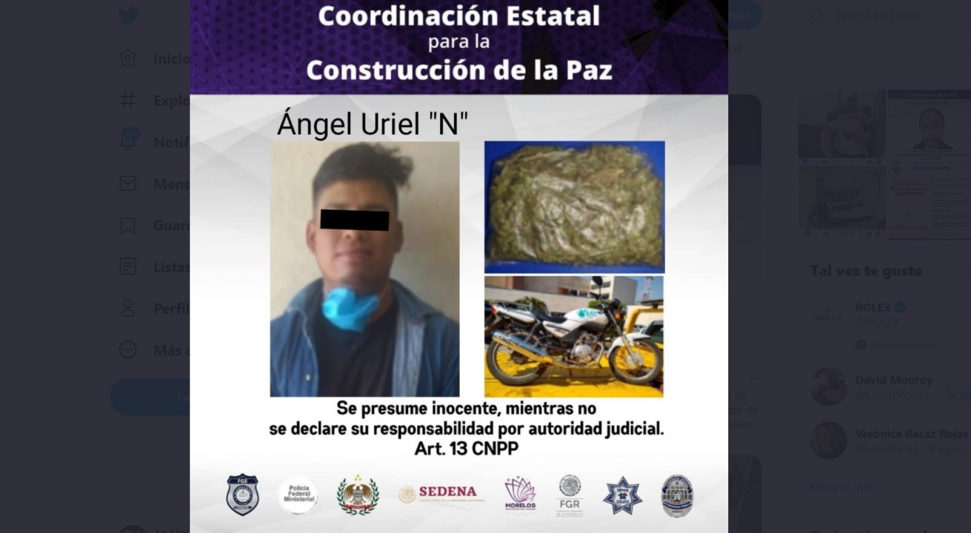 Por manejar a exceso de velocidad lo detuvieron