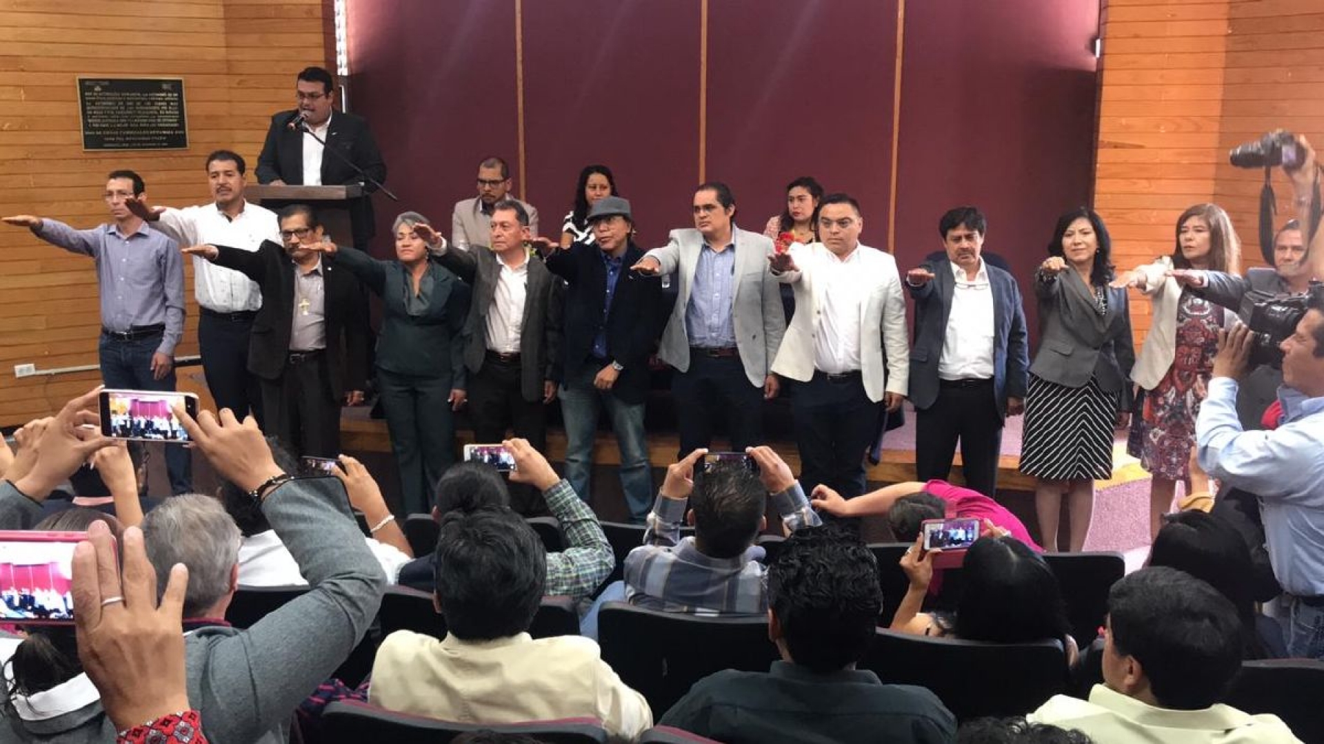 El jueves, el comité directivo del SITAUAEM  rindió protesta