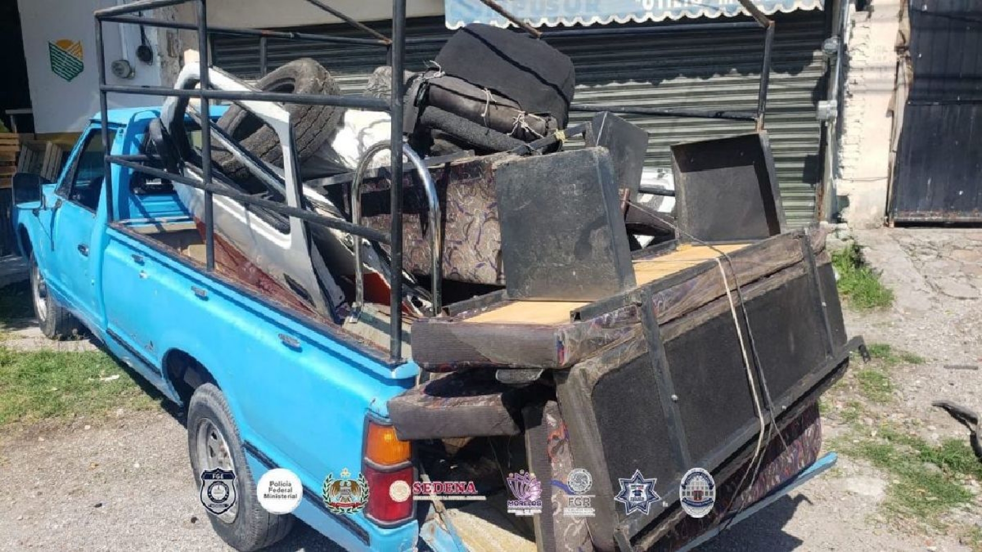 Sustrajeron autopartes de un taller mecánico