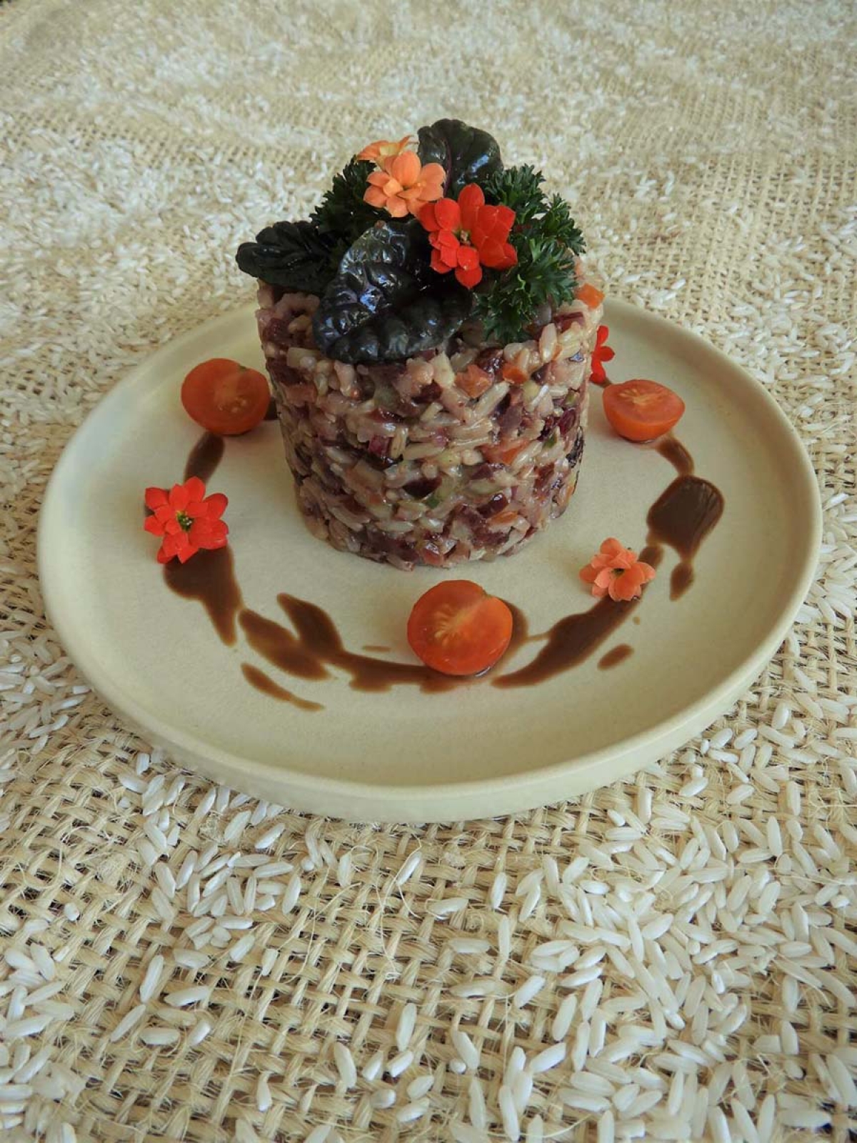 La cocina contemporánea del Arroz del Estado de Morelos
