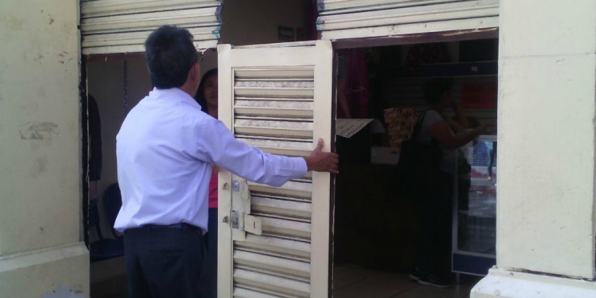 Protestan comerciantes en el centro de Cuernavaca