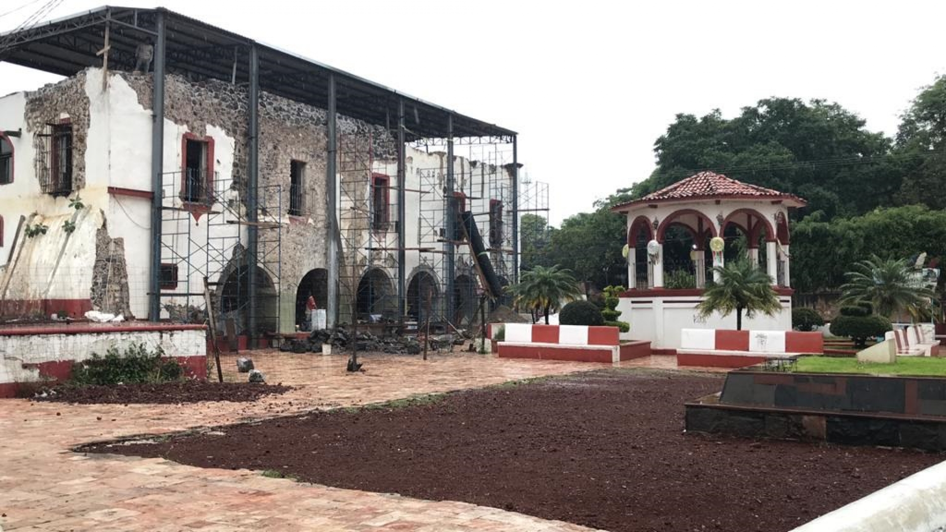 Retrasada la reconstrucción en Tlayacapan a tres años del sismo