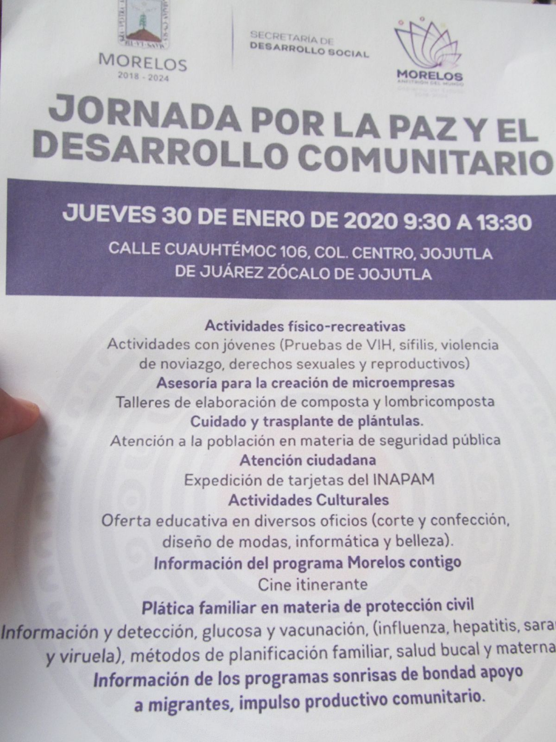 Aún no alcanzan sus objetivos las jornadas por la paz