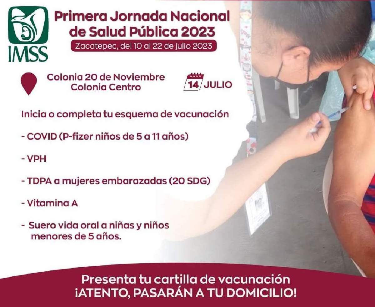 Inicia Jornada Nacional de Salud 2023 en Zacatepec