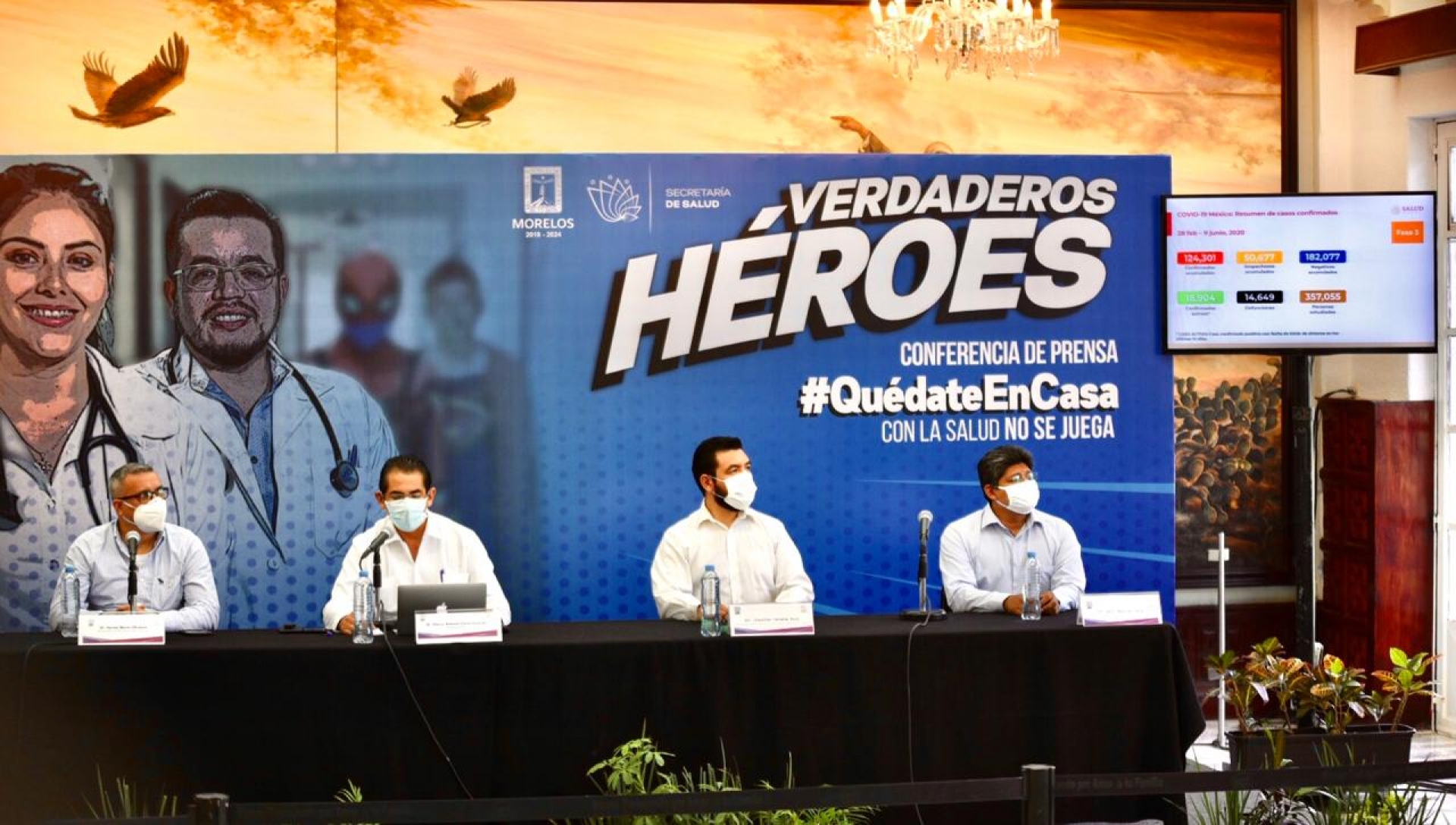 En Morelos autoridades reportan mil 831 casos confirmados acumulados de covid-19 y 344 decesos