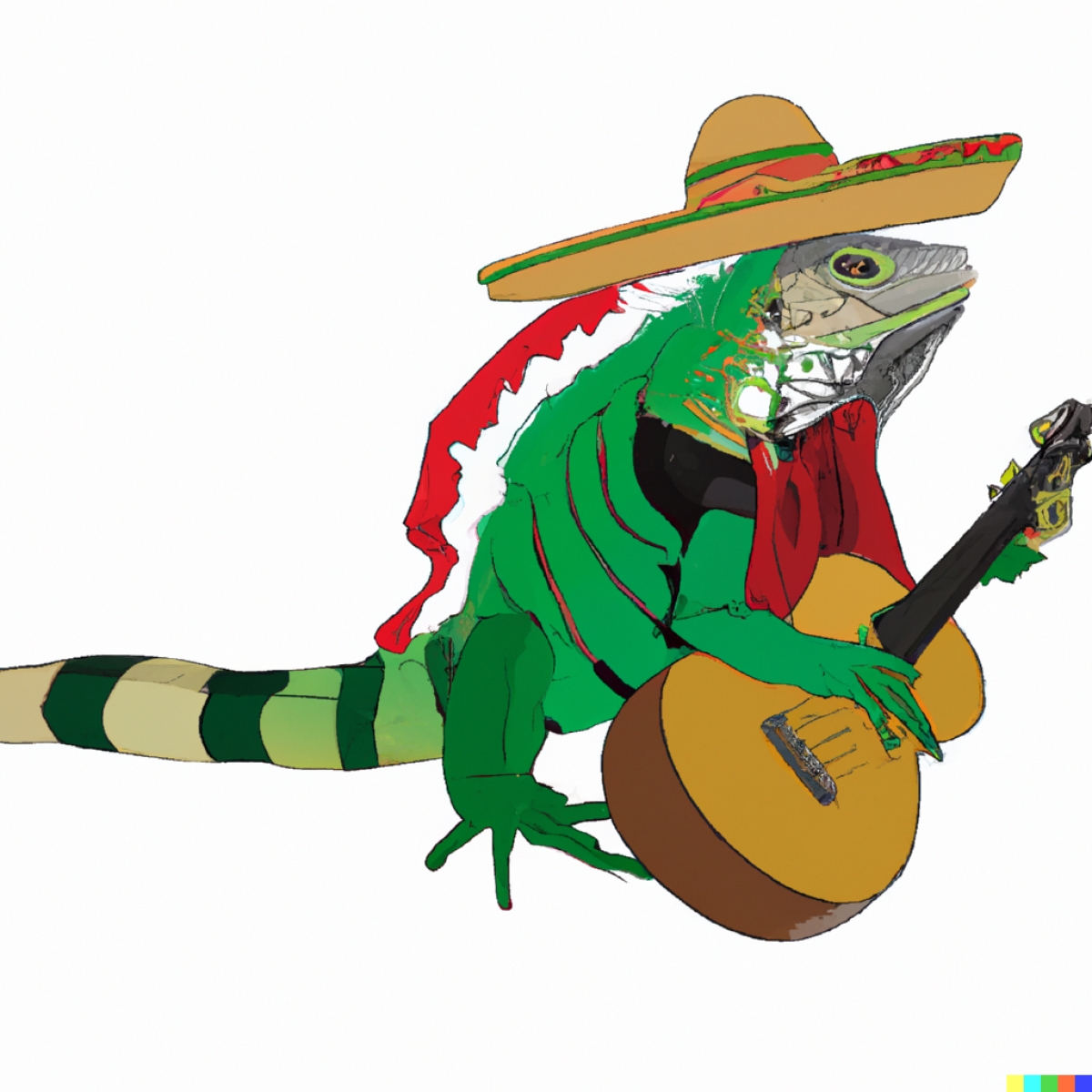 Otra vez habla la iguana verde