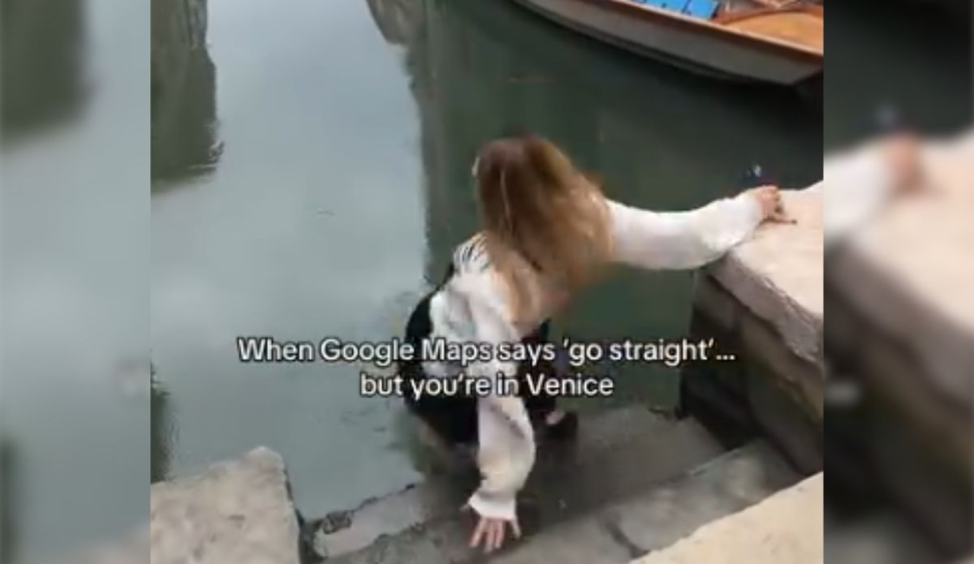Viral: Turista cae a canal en Venecia por confiar en Google Maps