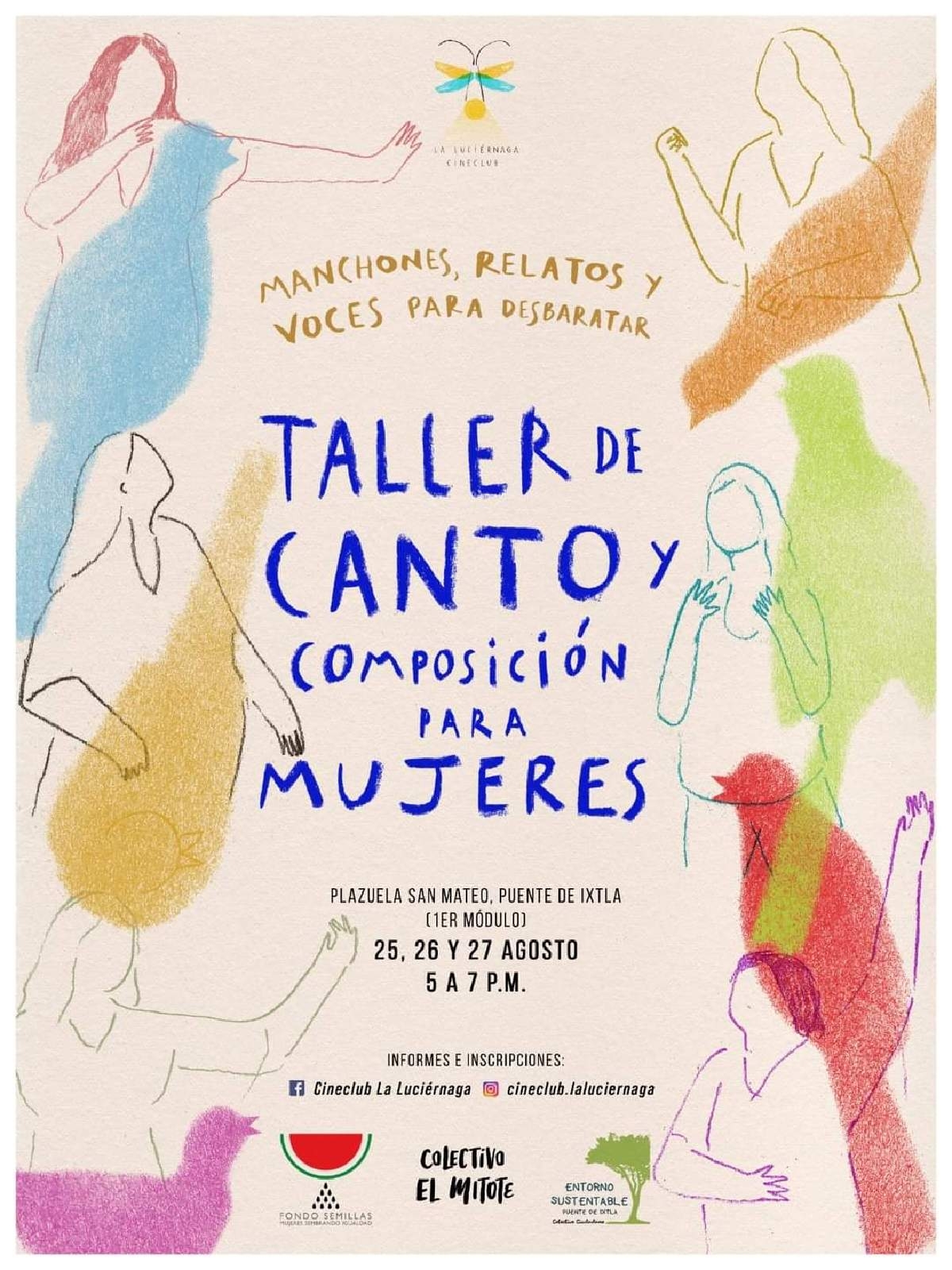 Ofrecerán taller de canto y composición para mujeres en Puente de Ixtla