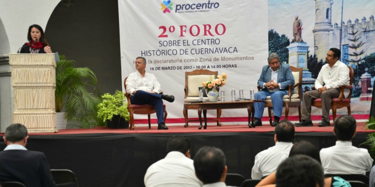 Llevan a cabo segundo foro sobre el Centro Histórico de Cuernavaca