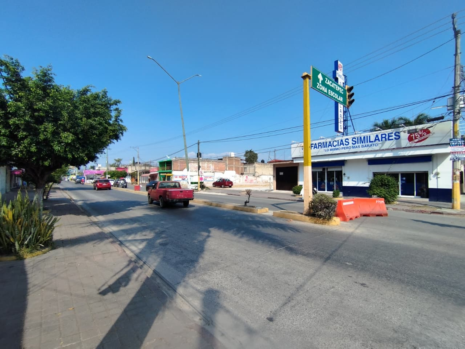 #AlertaVial Un sólo carril de circulación en bulevar Lázaro Cárdenas de Jojutla