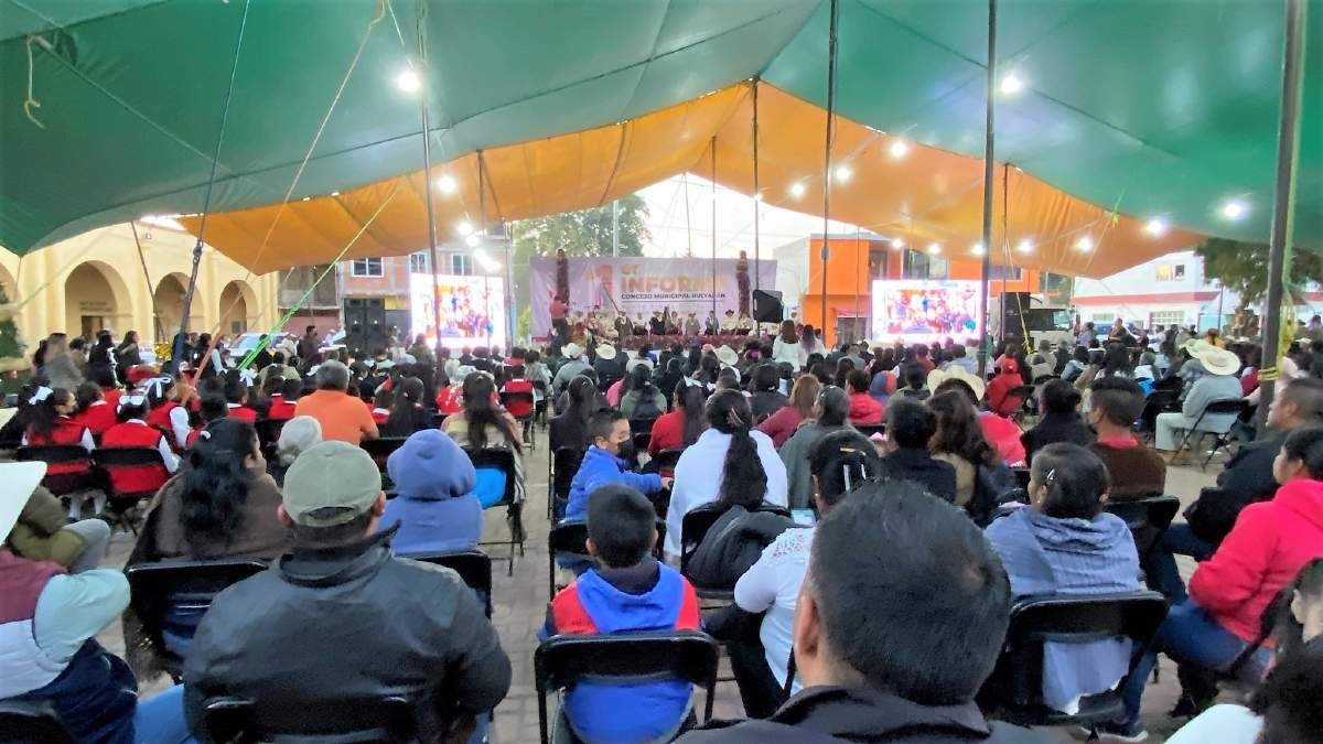 Vecinos de Hueyapan, inconformes con informe del Concejo Indígena