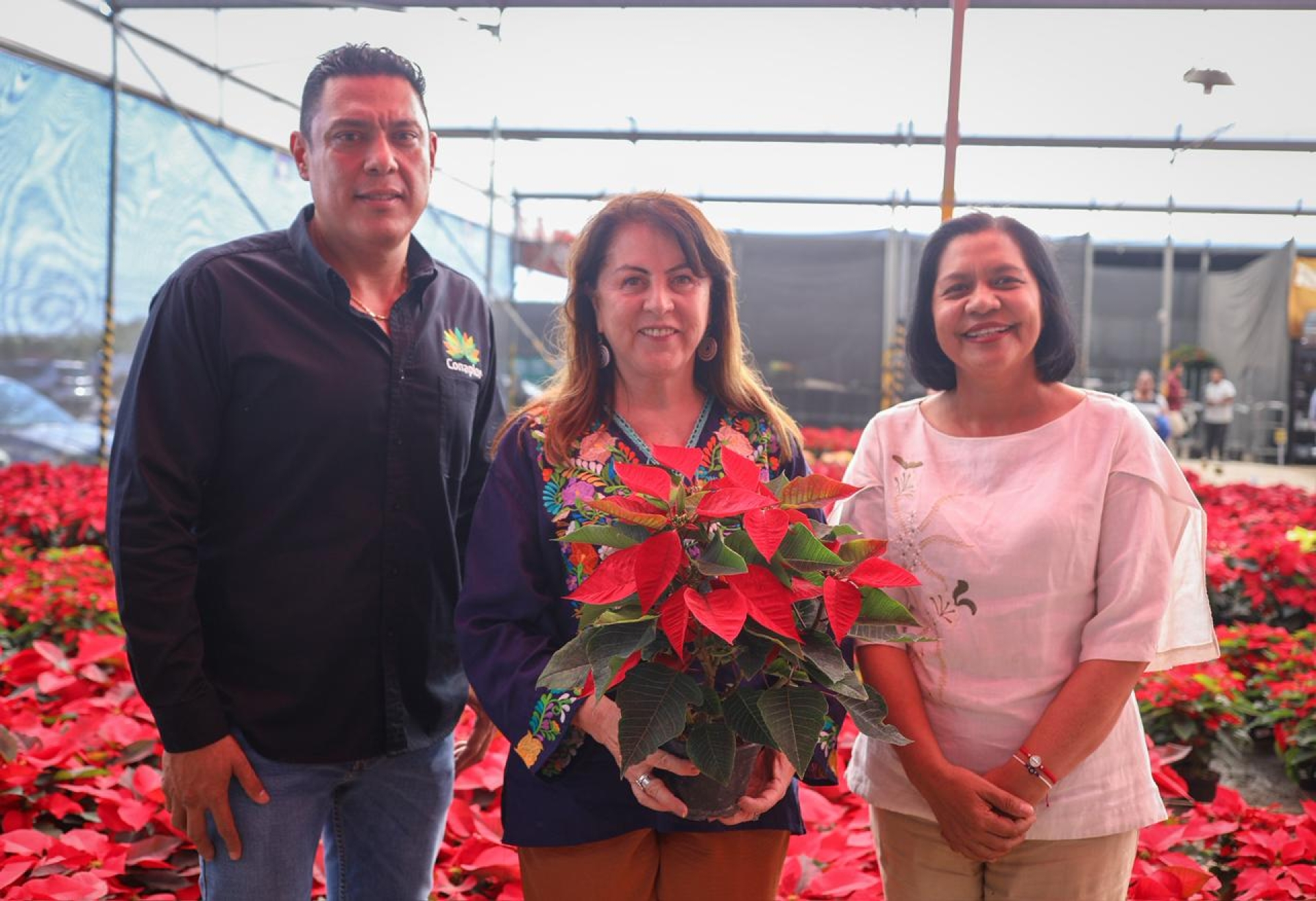 Inaugura gobernadora Margarita González Saravia 'Expo Venta Nochebuena 2025' en Conaplor