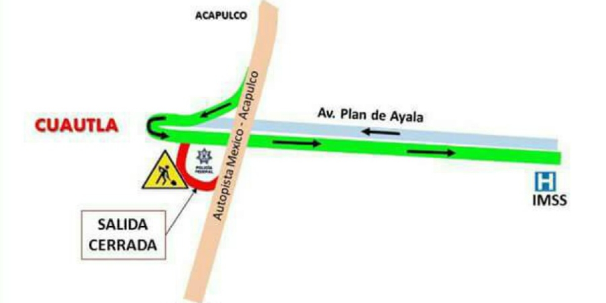Recomiendan usar vías alternas para incorporarse a Plan de Ayala desde la autopista (de sur a norte)