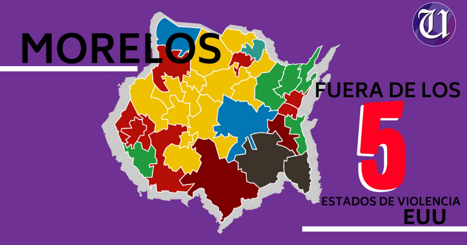 Morelos, fuera de los cinco estados con violencia: EEUU