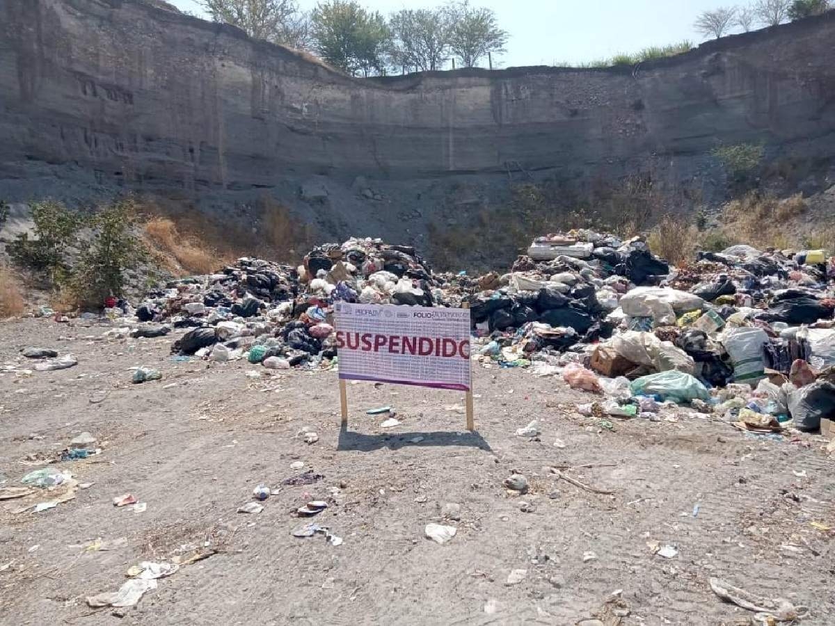 Suspenden otro tiradero a cielo abierto en Tlaltizapán