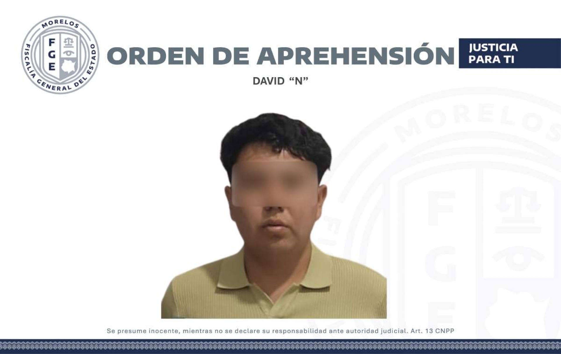 Lo relacionan con la desaparición de una persona