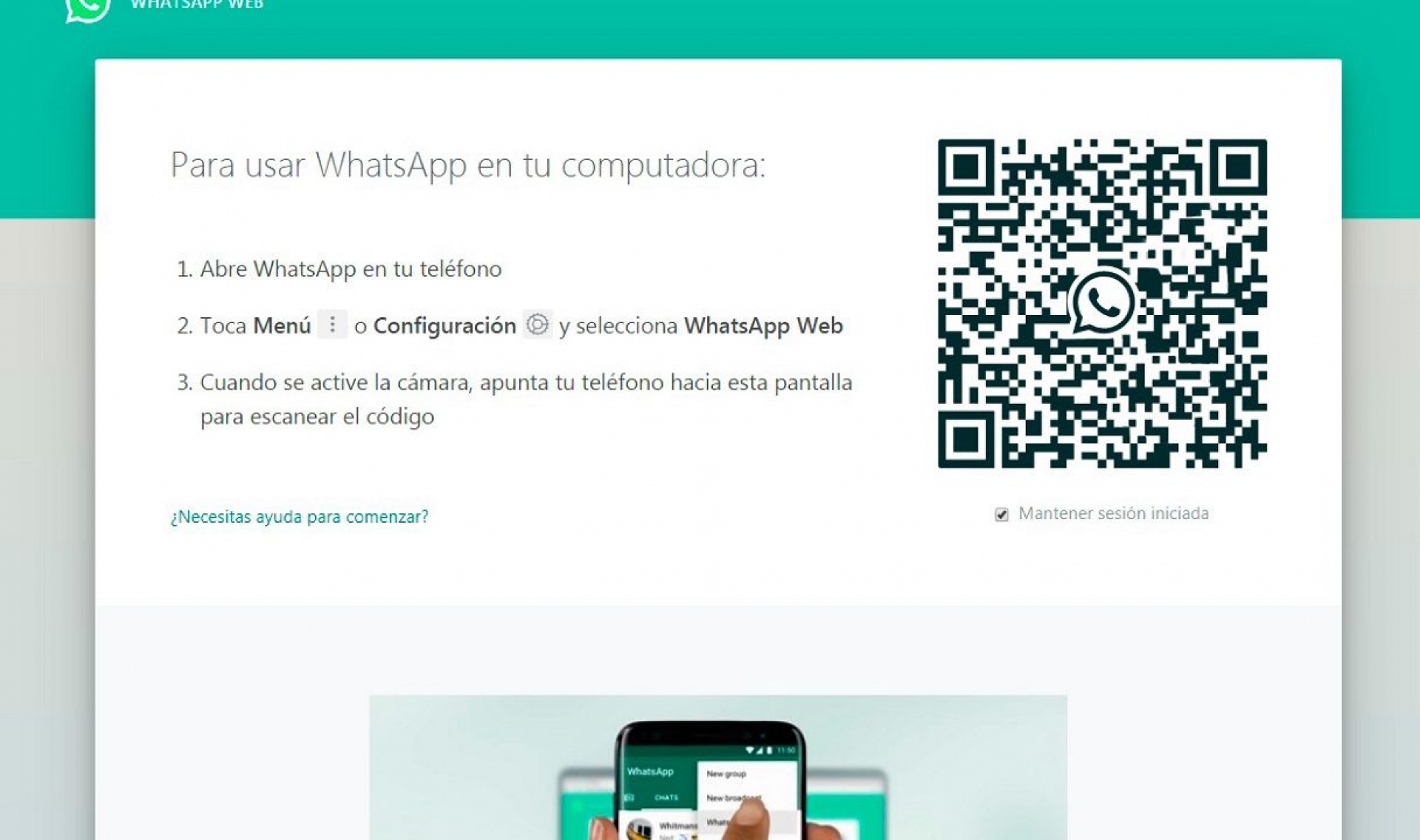 Desde ahora ya puedes hacer videollamadas desde WhatsApp Web