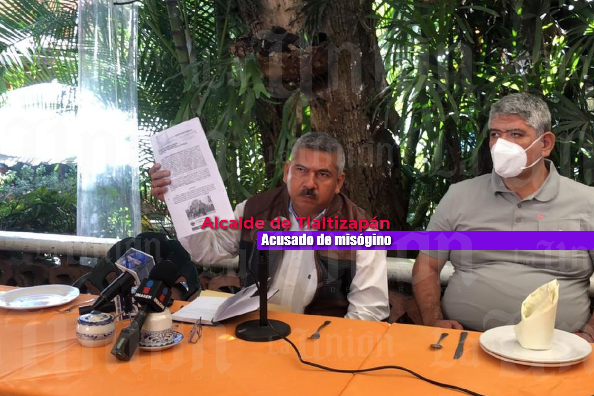 Acusan de misógino al alcalde de Tlaltizapán