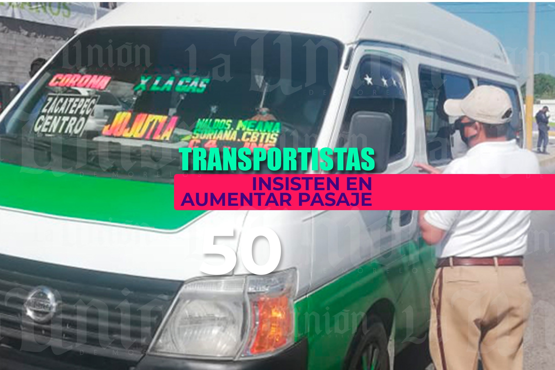 Sector transportista trabaja al 40 por ciento en la zona sur