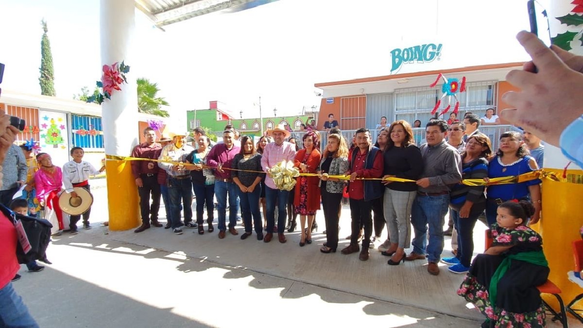 Inauguran techumbre en primaria de Yautepec