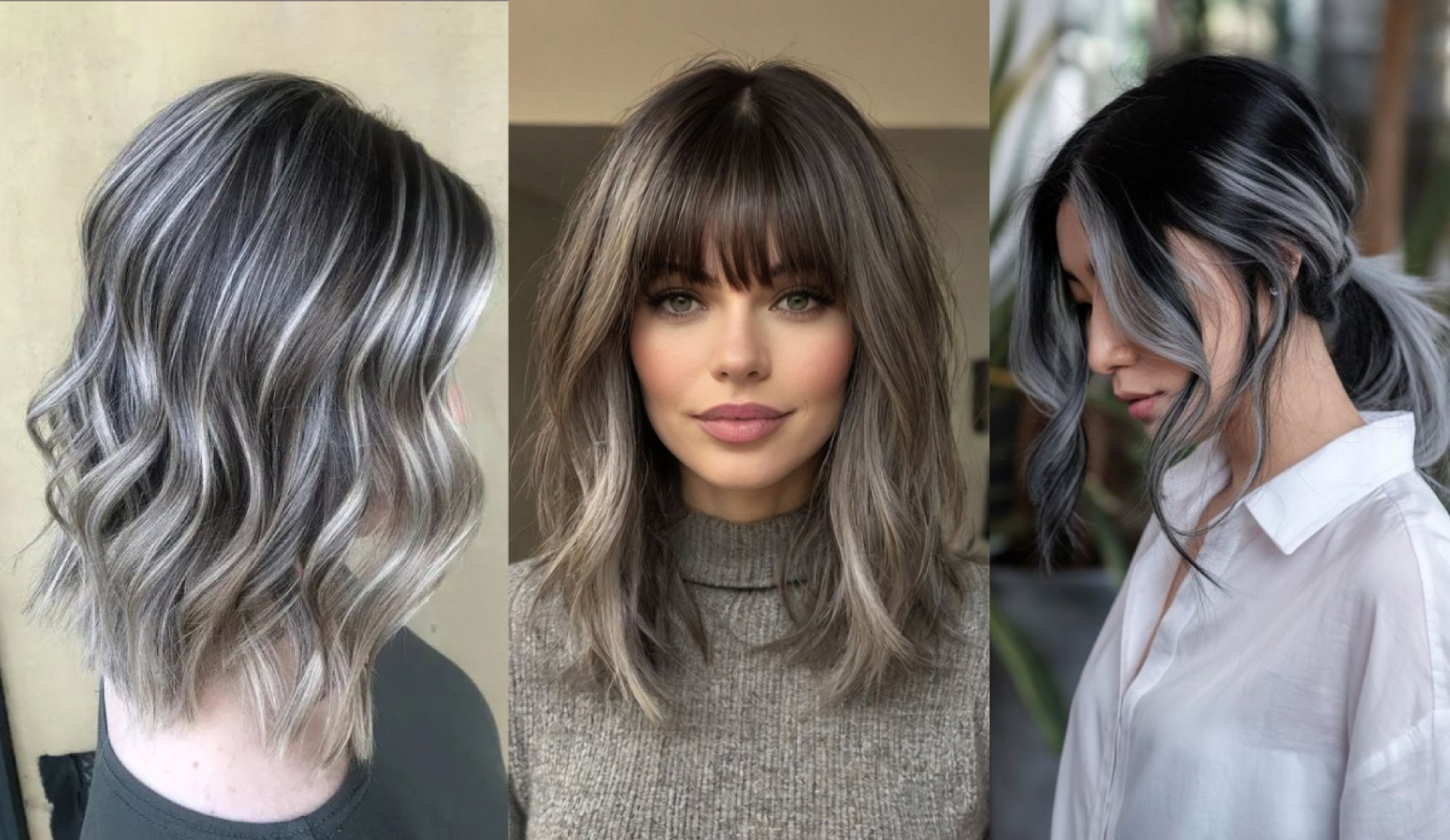 ¡Adiós a las canas! Las mejores mechas para cabello negro