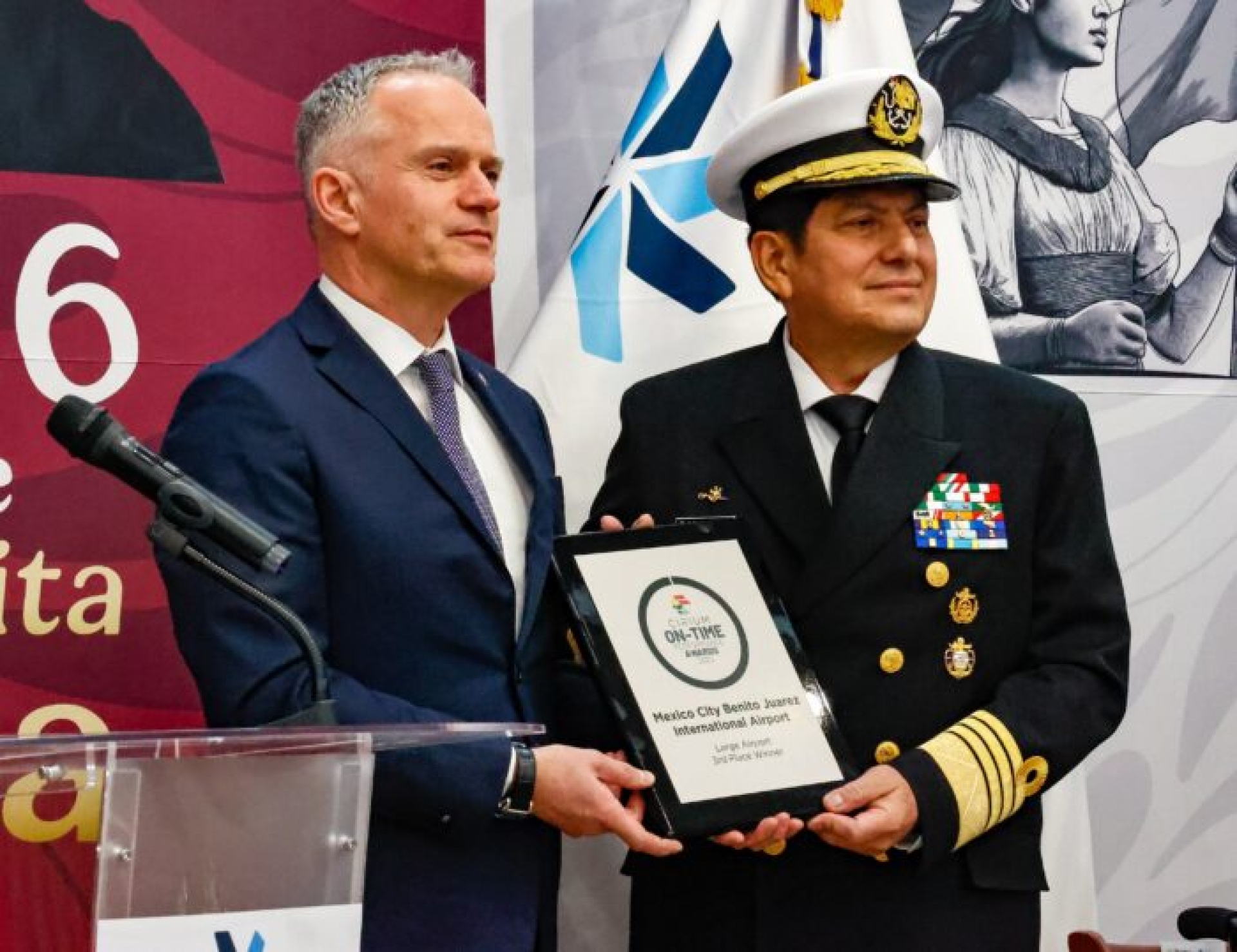Aeropuerto Internacional de la Ciudad de México alcanza tercer lugar mundial en puntualidad