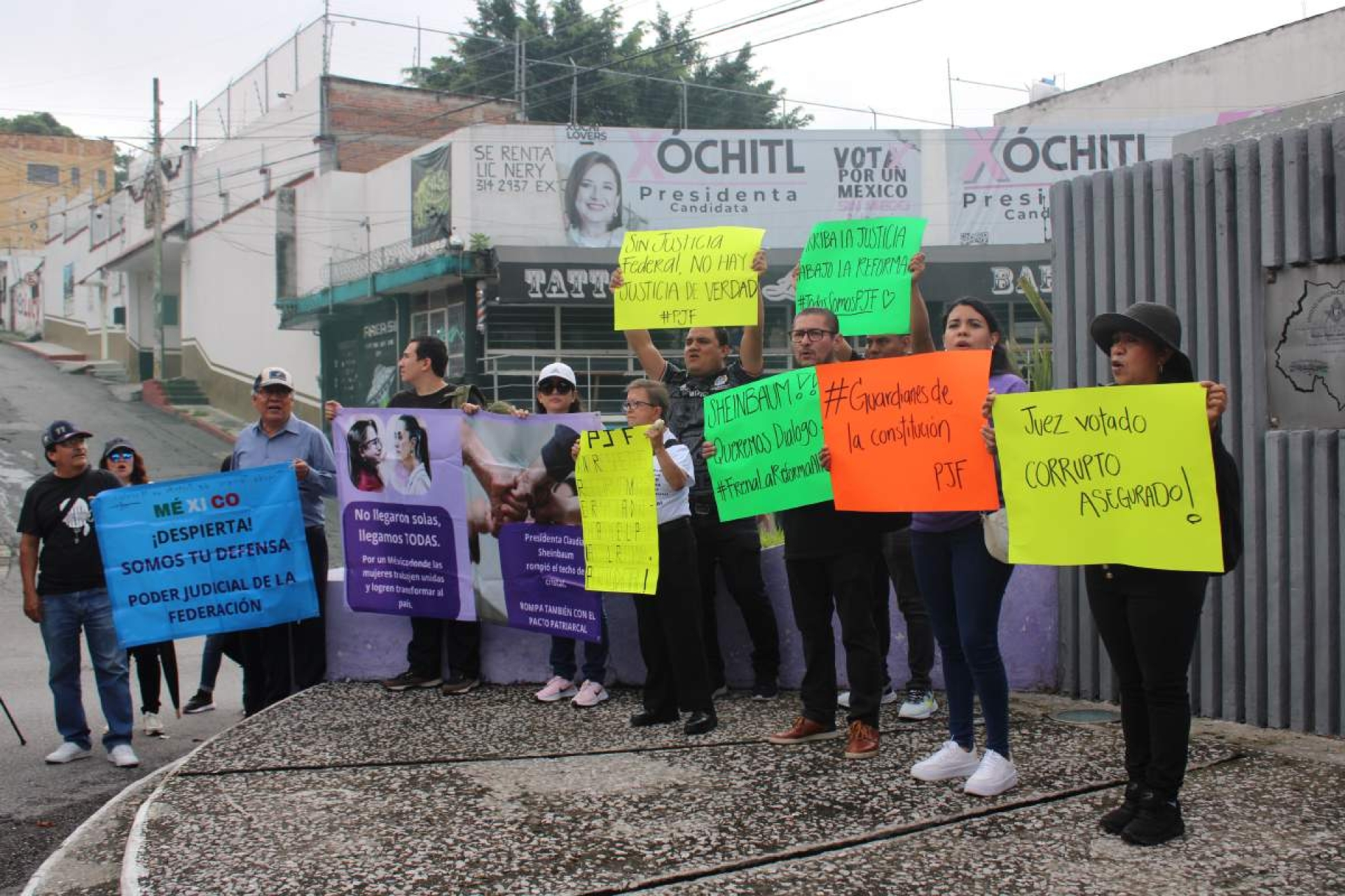 Siguen los actos de resistencia del PJF contra reforma