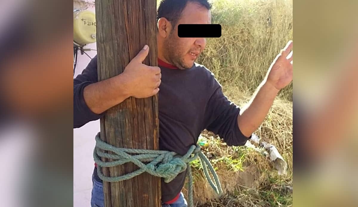 Golpean a presunto asaltante en la colonia Progreso
