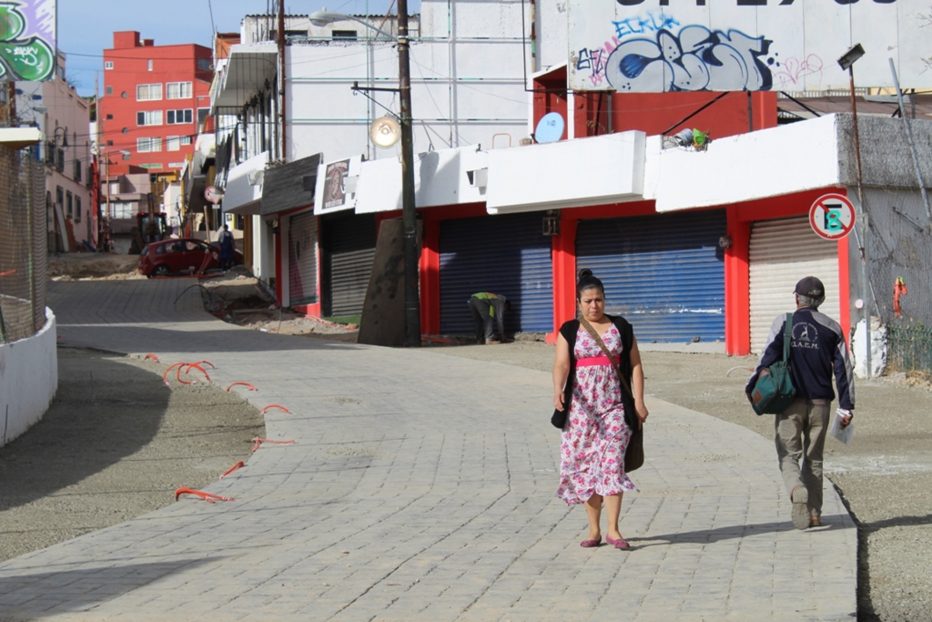 Registra rehabilitación de las calles Gutenberg y Matamoros avance superior al 50%