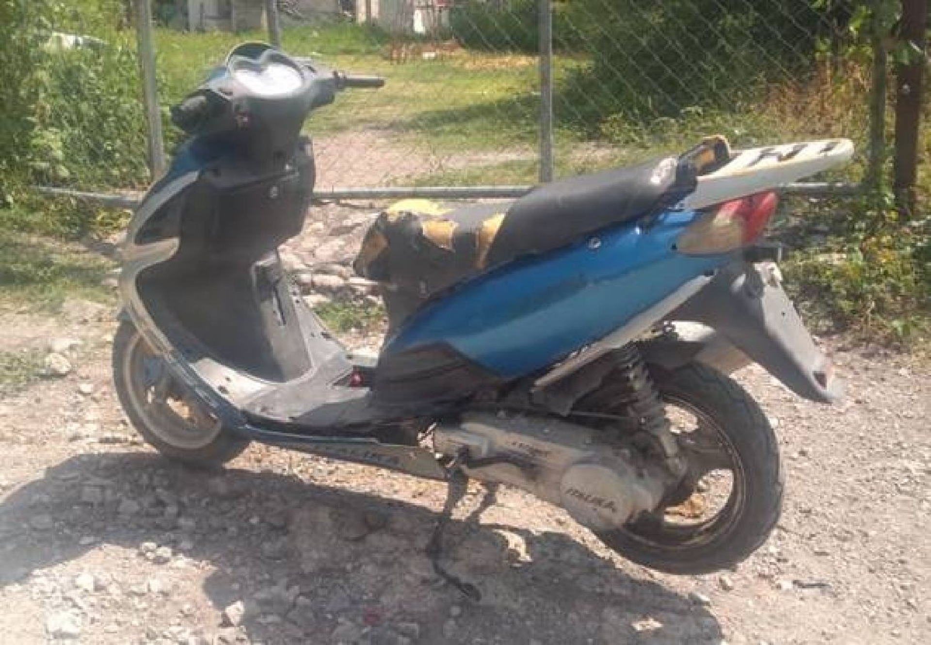 Encuentran una motoneta con reporte de robo