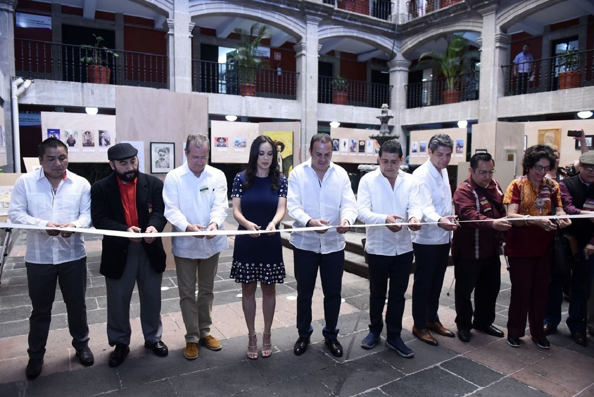 Inaugura Cuauhtémoc Blanco la exposición "Zapata Vive, 100 años del Caudillo"