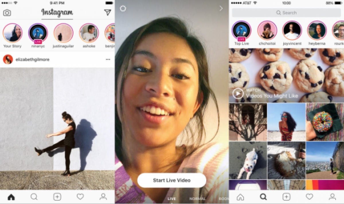 Así es como Instagram presentará las transmisiones de video en directo