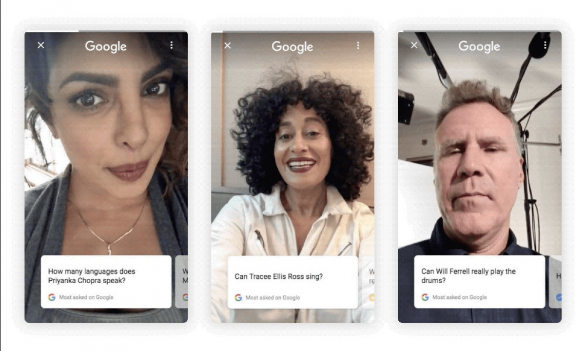 Ahora las celebridades serán las que respondan preguntas sobre su vida en Google