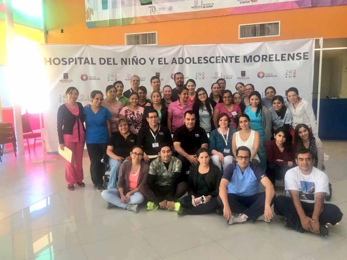 Recibe personal del HNAM capacitación en el manejo de riesgo de paros cardio-respiratorios