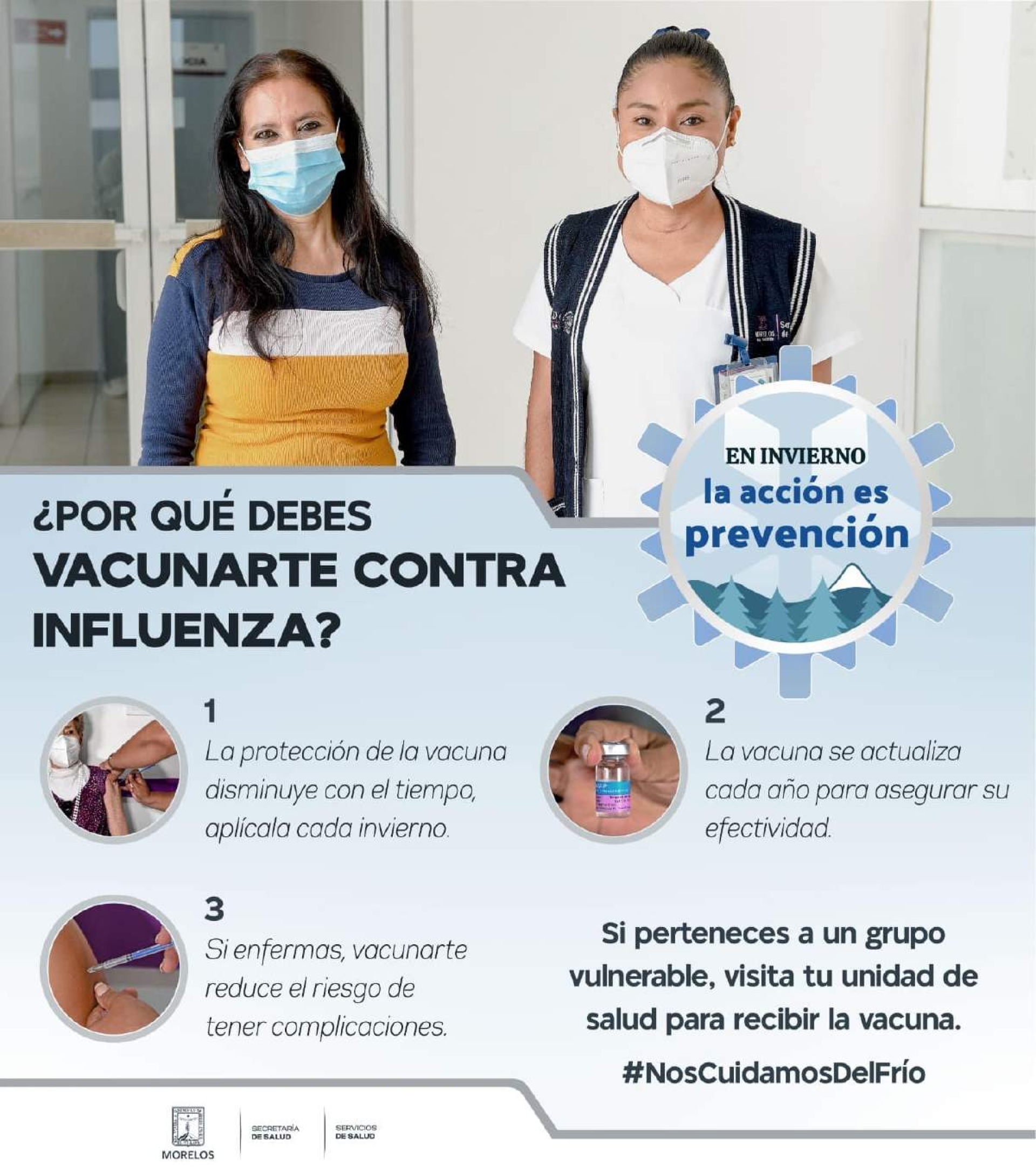El 31 de marzo concluye campaña de vacunación contra la influenza