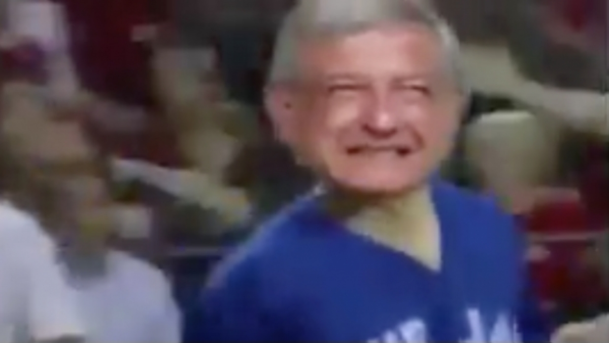 AMLO trollea a Calderón, Peña y Yunes con meme de un partido de Beisball