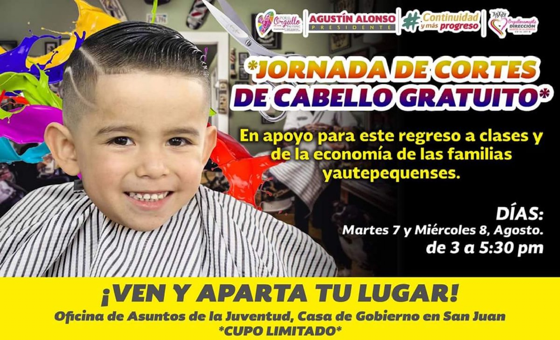 Anuncian jornada de cortes gratuitos en Yautepec