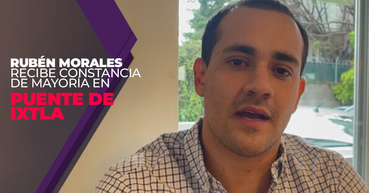 Rubén Morales recibe constancia de mayoría como alcalde electo ixtleco